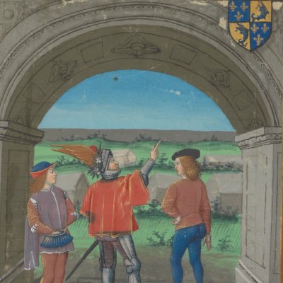 Armes de Loys de France (Livre du Cœur d’Amour épris, fr24399)