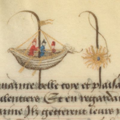 « marine belle toye & plaisante a veoir » (Livre du Cœur d’Amour épris, fr24399)