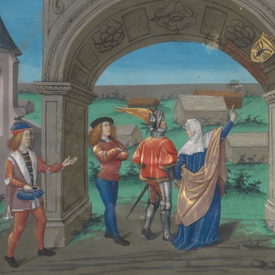 Blason de Jules César (Livre du Cœur d’Amour épris, fr24399)