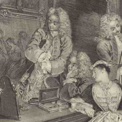 L’enseigne de Gersaint - Aveline d’après Watteau