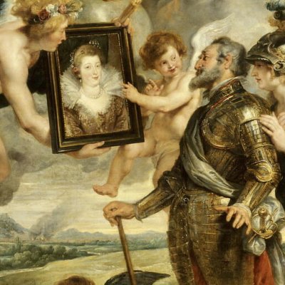 Mariage du Roi avec la princesse Marie (Cycle de Marie de Médicis) - Rubens