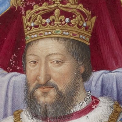 François Ier vieux (Jean du Tillet, Recueil des rois de France, fol. 150v)
