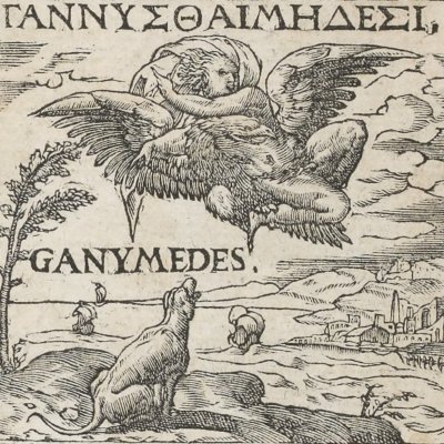 Deus, sive religio. Ganymède (Emblèmes d’Alciat, 1551, p.10)