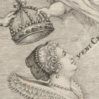 Marie de Médicis récitant le Veni Creator - Vorsterman