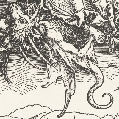 Saint Michel terrassant les anges rebelles - Albrecht Dürer