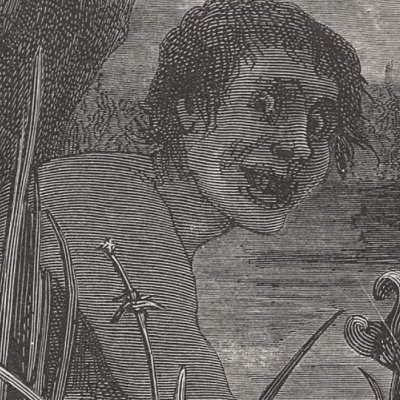 Le chat botté : la noyade (Contes de Perrault, Hetzel, 1867) - Doré
