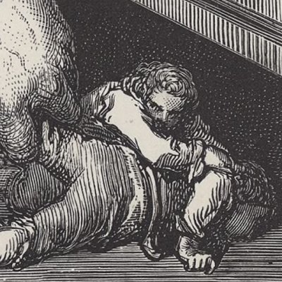 Le petit poucet : la chair fraîche (Contes de Perrault, Hetzel, 1867) - Doré