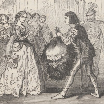 La belle aux cheveux d’or. La tête du géant (Contes de fées, Hachette, 1871) - Bertall