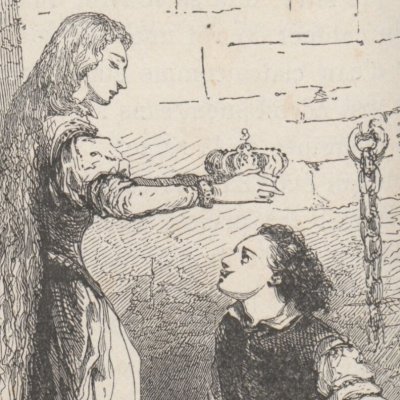 La belle aux cheveux d’or libère Avenant (Contes de fées, Hachette, 1871) - Beaucé