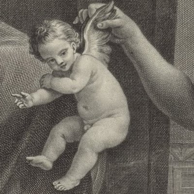 La marchande d’amours - Beauvarlet d’après Vien