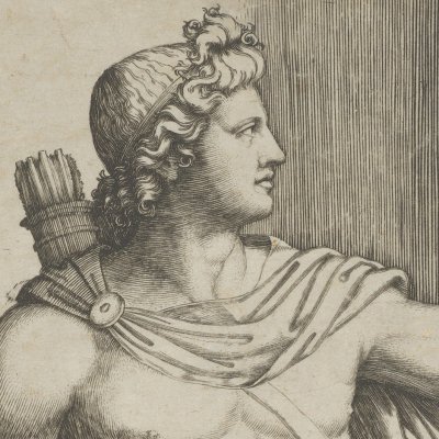 L’Apollon du Belvédère - Marcantonio Raimondi