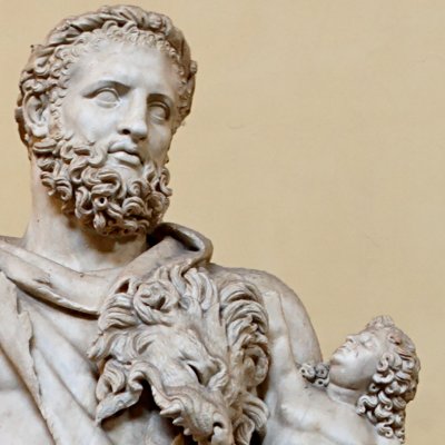 L’empereur Commode sous la figure d’Hercule portant son jeune fils Télèphe