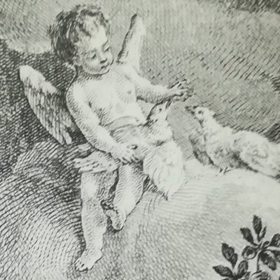 Le pigeon et la colombe (Cabinet des fées, t4, 1785) - Marillier