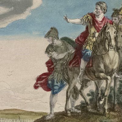 Livre VII. Désastre de Pharsale (La Pharsale, éd. Marmontel) - Gravelot