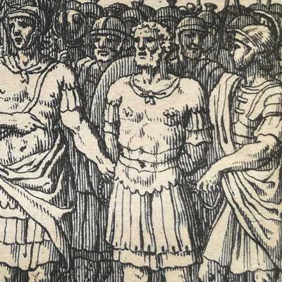 Livre II. César laisse la vie sauve à Domitius (Pharsale, trad Brébeuf, 1657)