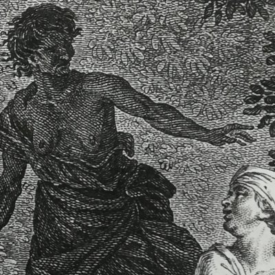 Génies. Ulin apparaît à Misnar (Cabinet des fées, t29, 1785) - Marillier