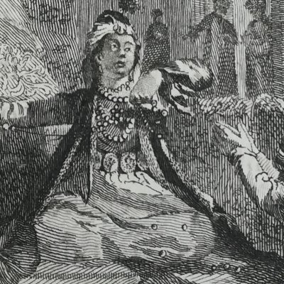 Kalasrade in the Seraglio of Amurath (The Tales of the Genii, 1764) - Walker