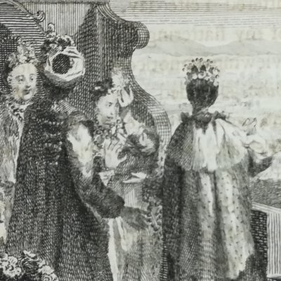 The sultan Adhim on the towers of Orez (The Tales of the Genii, 1764)
