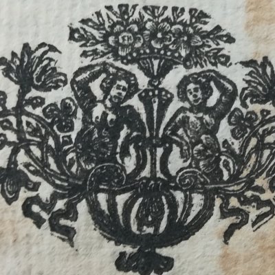 Cul de lampe aux nymphes (Gueulette, Chinese Tales, 1745)