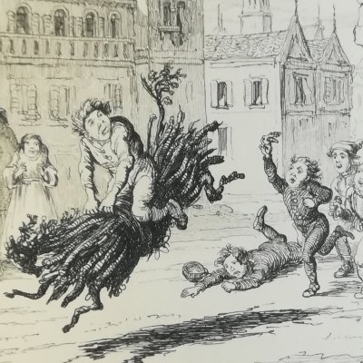 Peruonto - Vardiello (Pentamerone, Londres, 1848) - Cruikshank