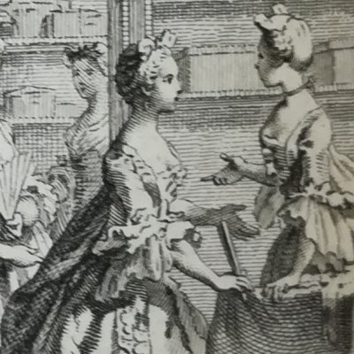 La galerie du Palais (Théâtre de P. Corneille, 1764) - Gravelot