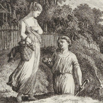 Amyntas. Chloe's 2 apples (Contes moraux & Nlles idylles in4°) - Gessner