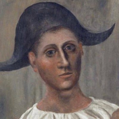 Arlequin au loup - Picasso