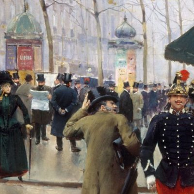 Un théâtre du boulevard à la belle époque - Béraud