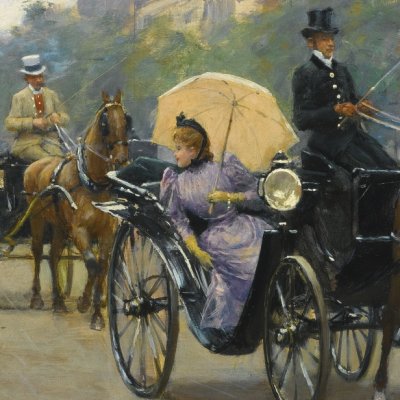 Scène sur les Champs-Élysées - Jean Béraud
