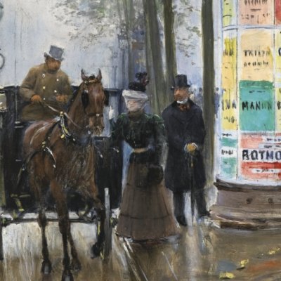 Le café américain - Jean Béraud