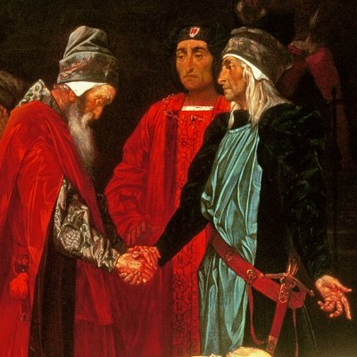 Réconciliation des Montaigus et des Capulets (Roméo et Juliette) - Leighton