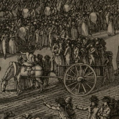 Journée du 25 juin 1791. Le roi arrivant de Varennes à Paris - Germain