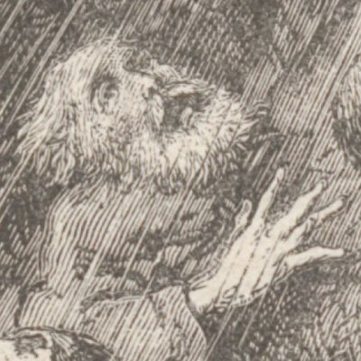 Nous sommes courbés à la renverse, la bouche ouverte (J. Verne, Le Chancellor)