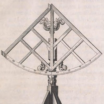 Sextant astronomique rudimentaire (Machinæ cœlestis 1, Fig. A)