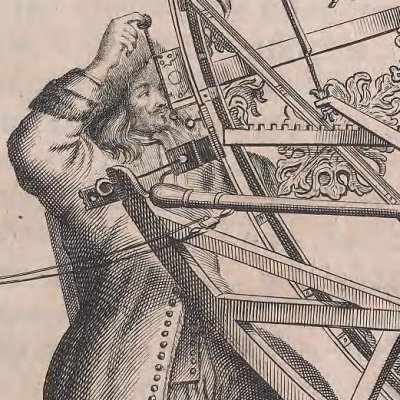 Réglage du viseur du sextant astronomique (Machinæ cœlestis 1, Fig. L)