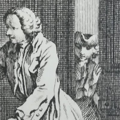 Sophie dans sa chambre (Tom Jones, 1750) - Gravelot