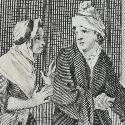 M. Alworthy trouve un enfant dans sa chambre (Tom Jones, Novelist’s Mag 1781) 