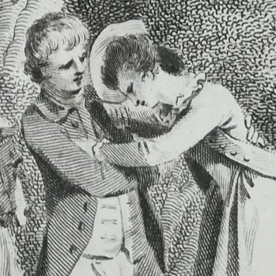 Accident de Sophie, secourue par Jones  (Tom Jones, Novelist’s Mag 1781)