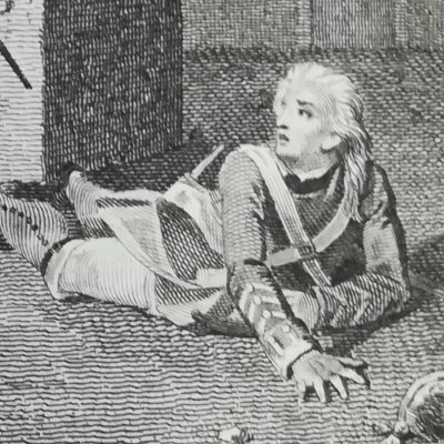La sentinelle s’évanouit devant Jones  (Tom Jones, Novelist’s Mag 1781)