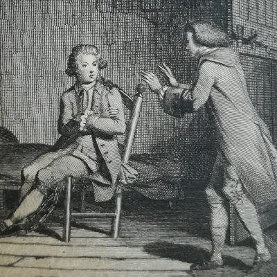 Jones en prison (Tom Jones, Novelist’s Mag 1781) - Stothard