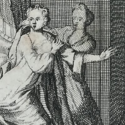 Une Dame échappe au feu (Betrachtungen des Robinson Crusoe)