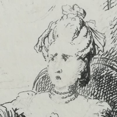 Embarras de Lady Bellaston (Tom Jones, Londres, Cochrane, 1831) - Cruikshank