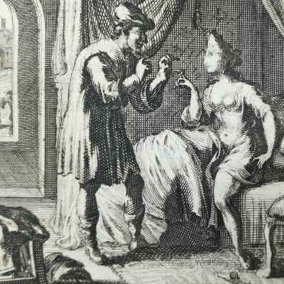 Nouvelle 3. La pêche de l’anneau (100 Nlles Nlles, Cologne, 1701) - De Hooghe