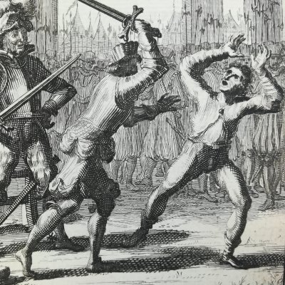 Nouvelle 5. Le duel d’aiguillette (100 Nlles Nlles, Cologne, 1701) - De Hooghe