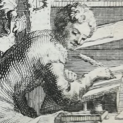 Nouvelle 23. La procureuse passe la raye (100 Nlles Nlles, Cologne, 1701)