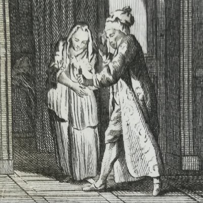 Le muletier (La Fontaine, Contes, 1743) - Cochin