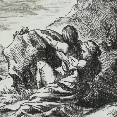 La fiancée du roi de Garbe (La Fontaine, Contes, 1743) - Cochin