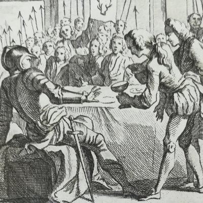 La coupe enchantée (La Fontaine, Contes, 1743) - Cochin