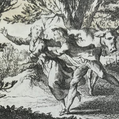 La clochette (La Fontaine, Contes, 1743) - Cochin