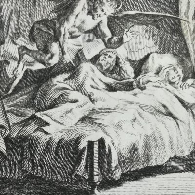 L’anneau d’Hans Carvel (La Fontaine, Contes, 1743) - Cochin